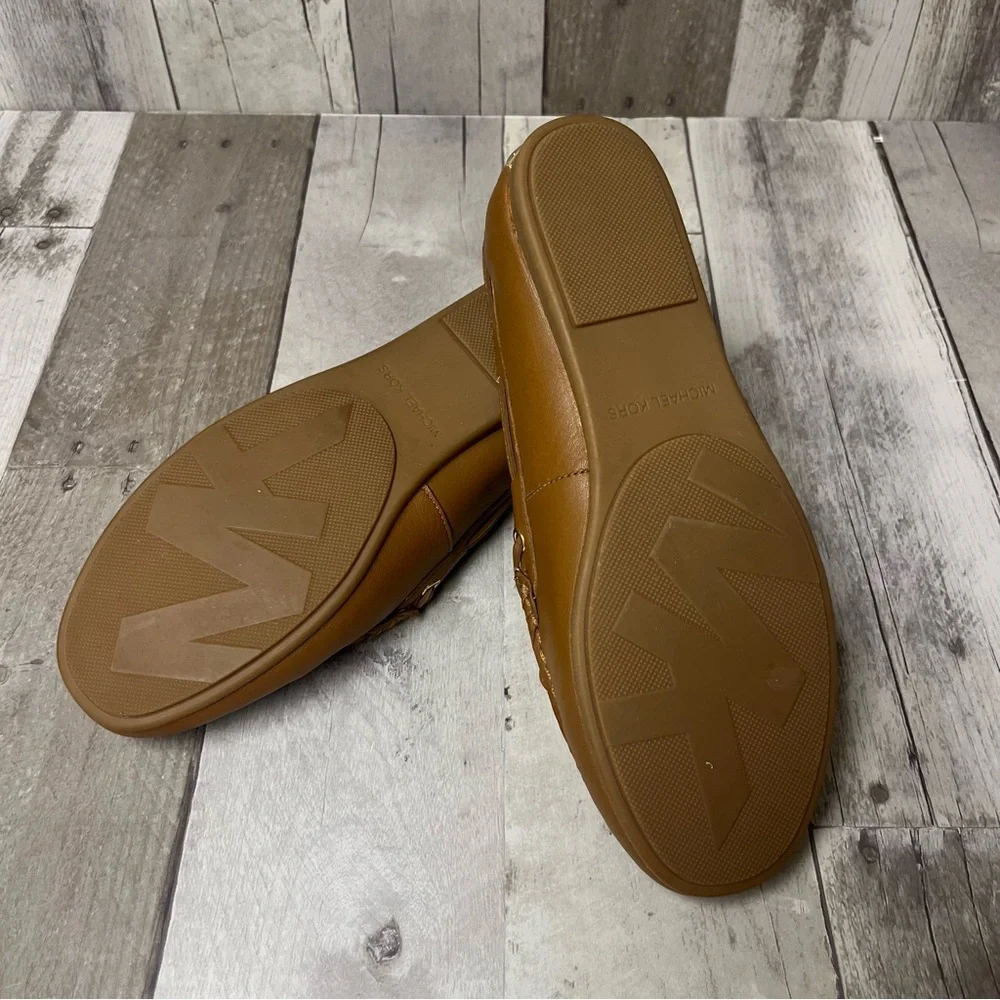 NWOT Michael Kors Leather Juliette Moccasin Loafers Size 7.5
